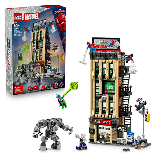 لگو سری مارول مدل Spider-Man vs. Mysterio: The Daily Bugle Building کد 76342