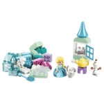 ویژگی های لگو سری دوپلو مدل Disney Elsa and Olaf Frozen Box کد 10462