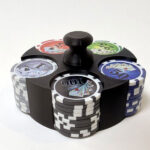 بسته 50 عددی ژتون بازی با هولدر پلاستیکی مدل Poker Chips Case