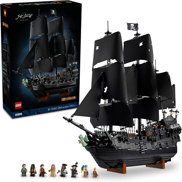 لگو سری آیکون مدل Captain Jack Sparrow's Pirate Ship کد 10365