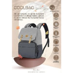کوله پشتی لوازم کودک کیوی Cool Bag طوسی