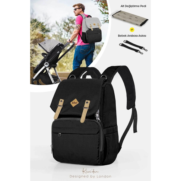 کوله پشتی لوازم کودک کیوی Cool Bag مشکی