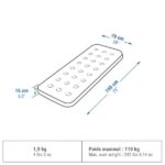 تشک بادی یک نفره کمپینگ کچوا مدل Air Basic
