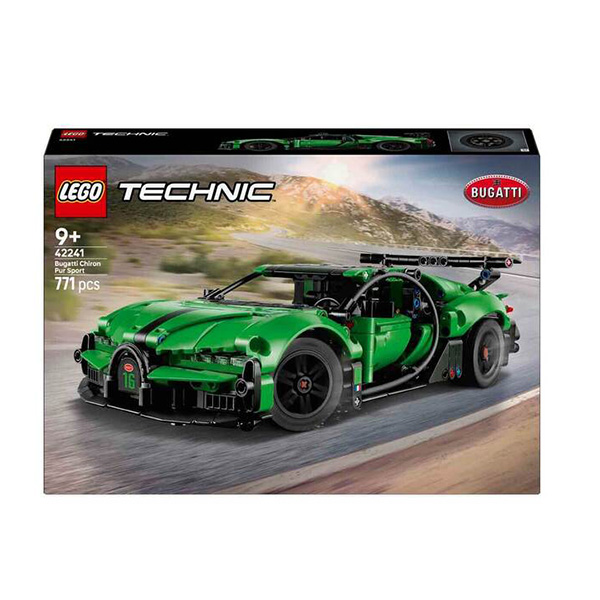 لگو سری تکنیک مدل Green Bugatti Chiron Pur Sport Hypercar کد 42241