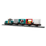 لگو سری سیتی مدل Harbor Freight Train with Crane & Truck کد 60509