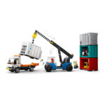 لگو سری سیتی مدل Harbor Freight Train with Crane & Truck کد 60509