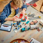لگو سری سیتی مدل Harbor Freight Train with Crane & Truck کد 60509