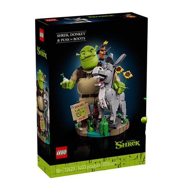 لگو سری شرک مدل Shrek, Donkey & Puss in Boots کد 72423