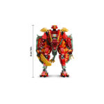 لگو سری نینجاگو مدل Wyldfyre's Transforming Dragon Mech کد 71868