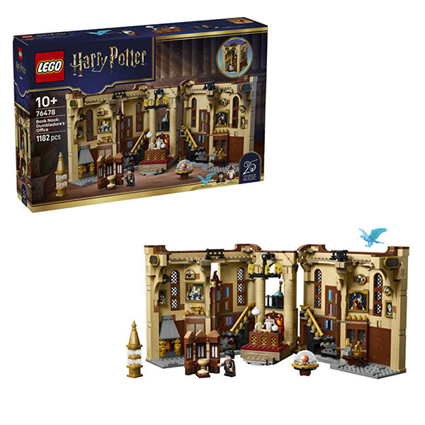 لگو سری هری پاتر مدل Dumbledore's Office Bookshelf Decor کد 76478
