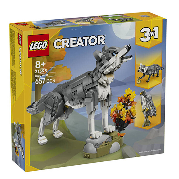 لگو سری کریتور مدل Forest Animals Gray Wolf کد 31393