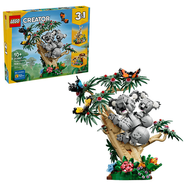 لگو سری کریتور مدل Wild Animals Family of Koalas کد 31388