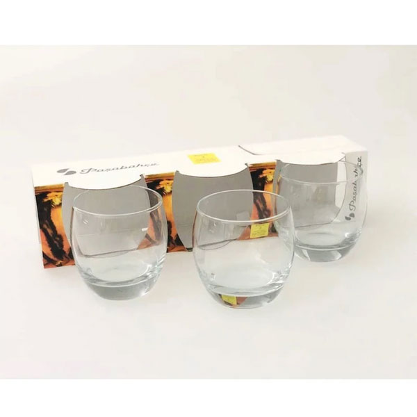 لیوان 340 سی سی پاشاباغچه مدل BARREL بسته 3 عددی کد 41010