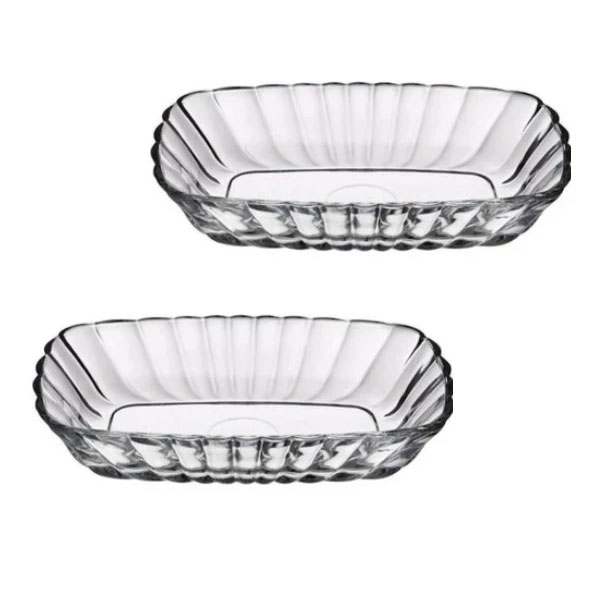 بشقاب 179×114میلی متر پاشاباغچه مدل MEZZE بسته 2 عددی کد 53392