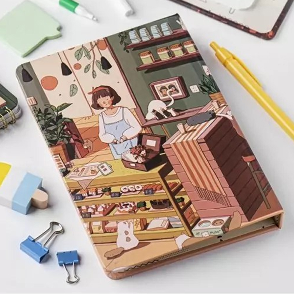 کلاسور 20 حلقه A5 طرح دختر