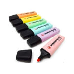 ماژیک هایلایتر 6 عددی استابیلو مدل Boss Pastel