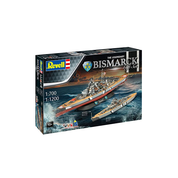 ماکت کشتی ریول مدل Legendary Bismarck مقیاس 1:700 کد 05637