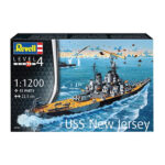 ماکت کشتی ریول مدل Battleship USS New Jersey مقیاس 1:1200 کد 5183