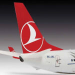 ماکت هواپیما ریول مدل Boeing 737-800 مقیاس 1:144 کد 03772