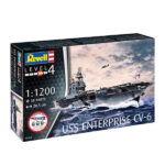 ماکت کشتی ریول مدل USS Enterprise CV-6 مقیاس 1:1200 کد 05824