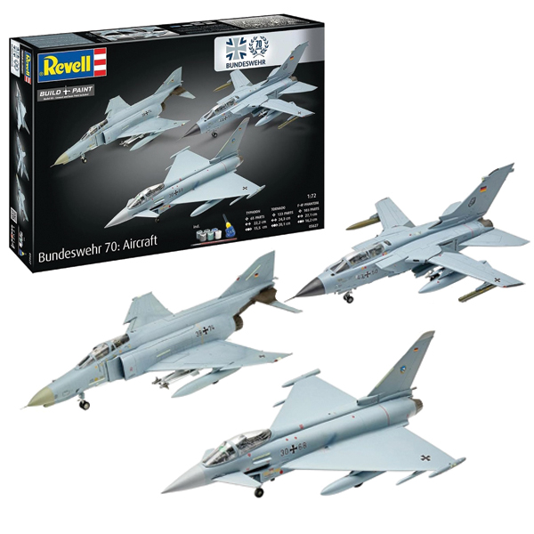 ماکت جنگنده ریول مدل Bundeswehr 70 Aircraft مقیاس 1:72 کد 05627 به همراه کیت رنگ آمیزی