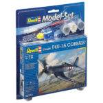 ماکت جنگنده ریول مدل Vought F4U Corsair مقیاس 1:72 کد 03983 با کیت رنگ آمیزی