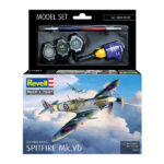 ماکت جنگنده ریول مدل Spitfire MK.Vb مقیاس 1:72 کد 03897 با کیت رنگ آمیزی