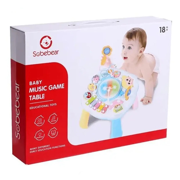 میز بازی موزیکال و آموزشی SOBEBEAR کد YL411