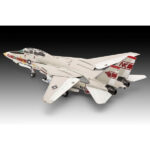 ماکت جنگنده ریول مدل Grumman F-14A Tomcat مقیاس 1:144 کد 03782 با کیت رنگ آمیزی