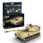 ماکت تانک ریول مدل M109 A2 مقیاس 1:72 کد 03361 با کیت رنگ آمیزی
