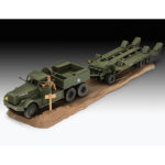 ماکت وسیله نقلیه نظامی ریول مدل M19 Tank Transporter مقیاس 1:76 کد 03364 با کیت رنگ آمیزی