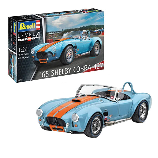 ماکت ماشین ریول مدل 65 Shelby Cobra 427 مقیاس 1:24 کد 07708