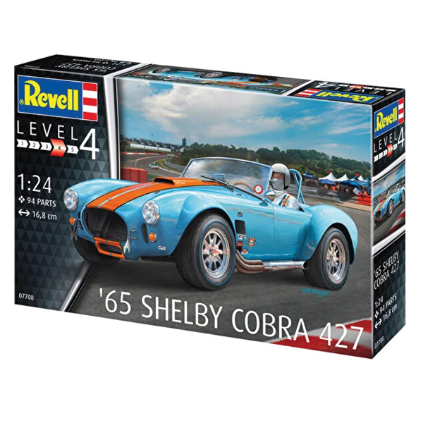 ماکت ماشین ریول مدل 65 Shelby Cobra 427 مقیاس 1:24 کد 07708