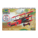 ماکت جنگنده ریول مدل Fokker DR.1 Triplane مقیاس 1:72 کد 74116