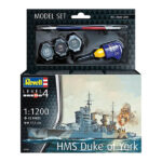 ماکت کشتی ریول مدل HMS Duke of York مقیاس 1:1200 کد 05182 با کیت رنگ آمیزی