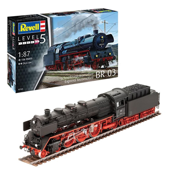 ماکت قطار ریول مدل Express Locomotive BR03 مقیاس 1:87 کد 02166