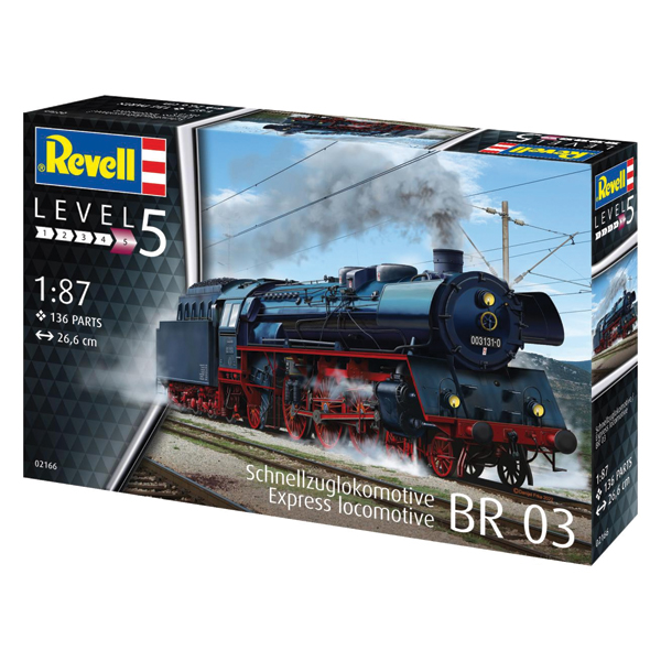 ماکت قطار ریول مدل Express Locomotive BR03 مقیاس 1:87 کد 02166