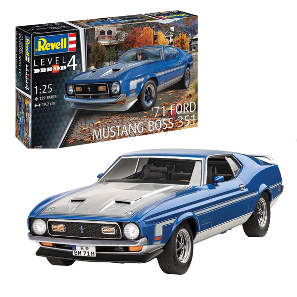 ماکت ماشین ریول مدل Araba 71 Ford Mustang Boss 351 مقیاس 1:25 کد 07699