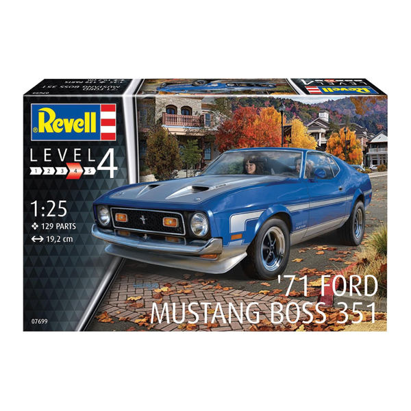 ماکت ماشین ریول مدل Araba 71 Ford Mustang Boss 351 مقیاس 1:25 کد 07699