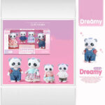 اسباب بازی خانواده پاندا مدل Dreamy مجموعه 4 عددی