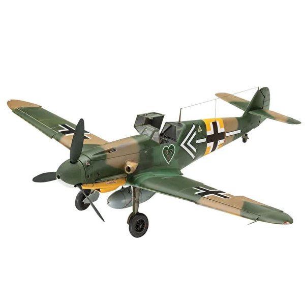 ماکت جنگنده ریول مدل Messerschmitt Bf109 G-2/4 مقیاس 1:32 کد 03829 با کیت رنگ آمیزی