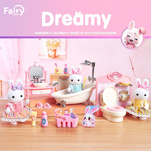 ست اسباب بازی حمام خرگوش مدل Dreamy کد 6620