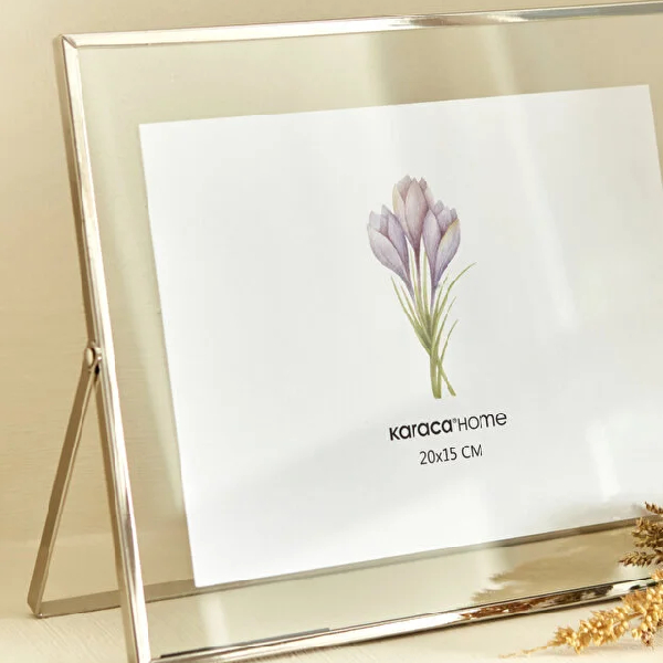 قاب عکس 20x25 سانتی‌متر کاراجا هوم مدل Magic نقره ای