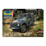 ماکت ماشین نظامی ریول مدل Lkw gl leicht Wolf مقیاس 1:35 کد 03277 با کیت رنگ آمیزی