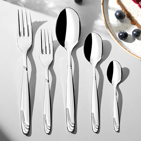 سرویس قاشق چنگال 6 نفره 30 پارچه نهیر مدل Lizbon