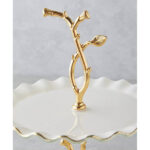 شیرینی خوری دو طبقه انگلیش هوم مدل Lustre Glass - Image 7