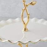 شیرینی خوری دو طبقه انگلیش هوم مدل Lustre Glass - Image 3
