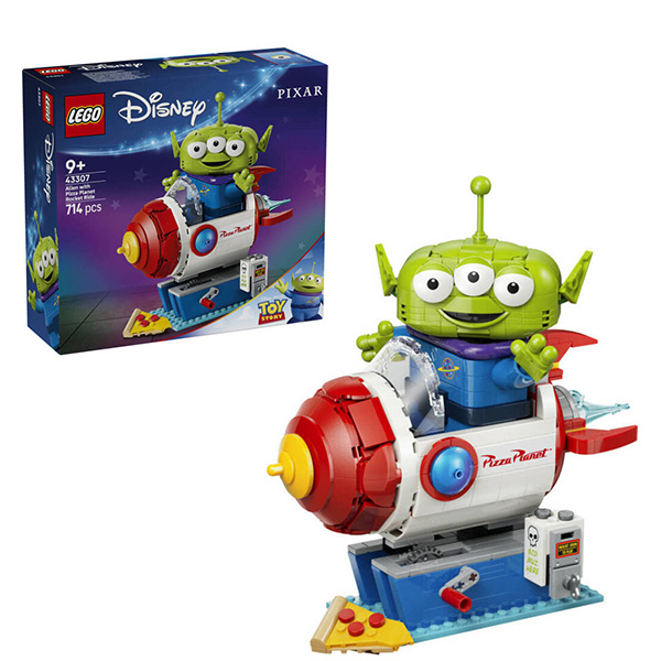 لگو سری دیزنی مدل Alien with Pizza Planet Rocket Ride کد 43307