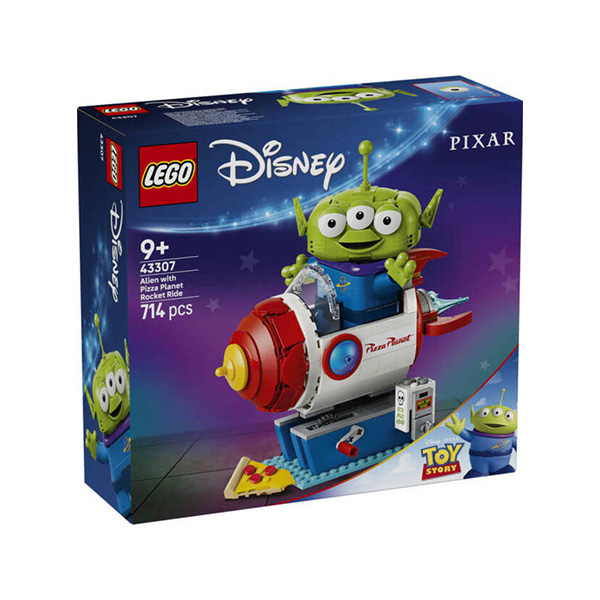 لگو سری دیزنی مدل Alien with Pizza Planet Rocket Ride کد 43307