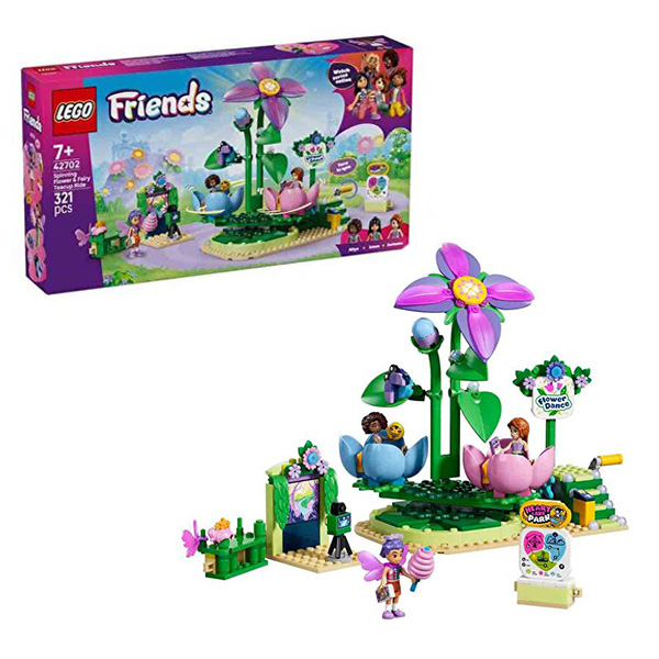 لگو سری فرندز مدل Spinning Flower & Fairy Teacup Ride کد 42702